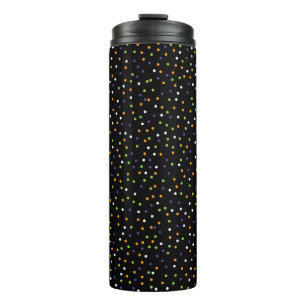 Halloween Polka Dots Thermal Tumbler