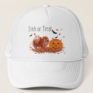 Halloween Pomeranian Trucker Hat