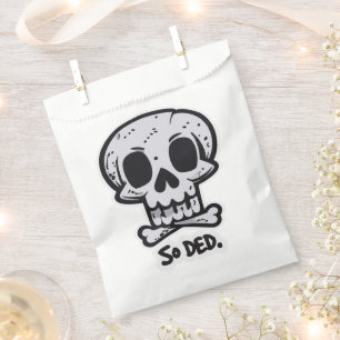 Halloween pop culture so ded funny favour bags