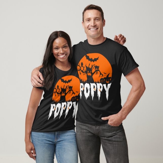 Halloween Poppy Scary 31st October Gift T-Shirt (Unisex)