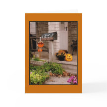 'Halloween Porch' Halloween Card