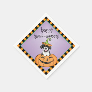Halloween Portuguese Water Dog Napkin