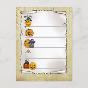 Halloween Postcard