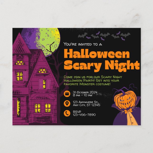 Halloween Postcard (Front)