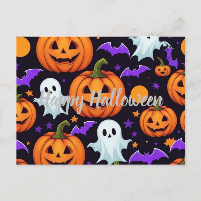 Halloween postcard (Front)