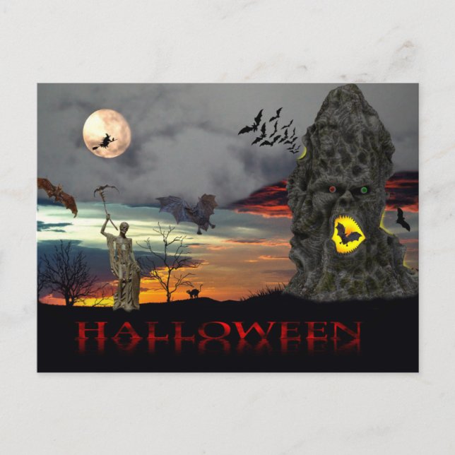 Halloween Postcard (Front)