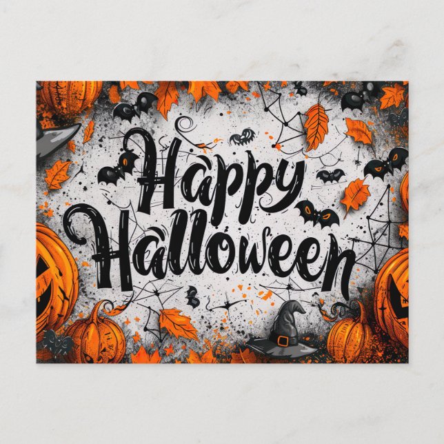 Halloween Postcard (Front)