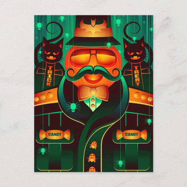 Halloween Postcard (Front)