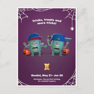 Halloween Postcard for Gemini