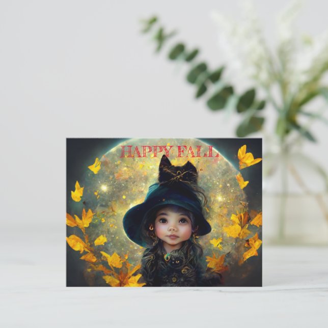 Halloween postcards for friends (Standing Front)