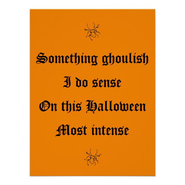 Halloween poster (Front)