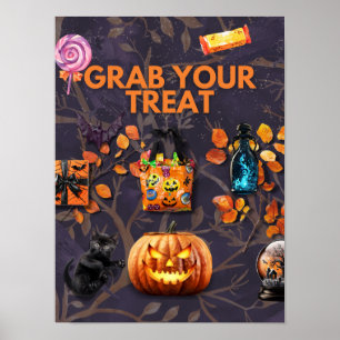 Halloween Poster - Great for Trick or Treat Decor