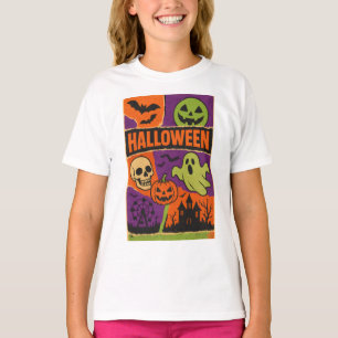 Halloween Poster Style Clothes vintage unise T-Shirt