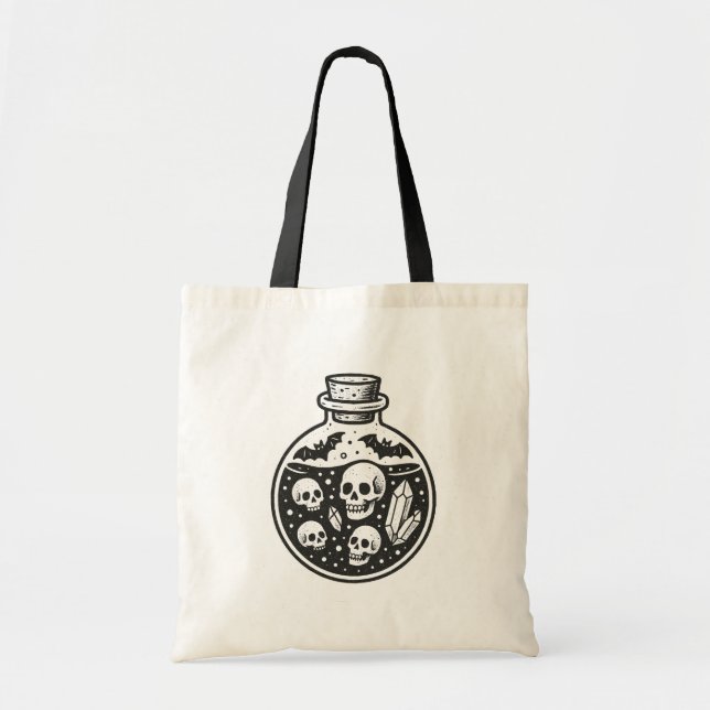 Halloween Potion Tote Bag (Front)