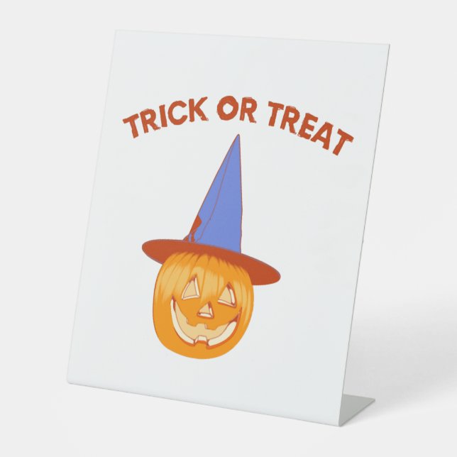 Halloween Prank Pedestal Sign (Front)