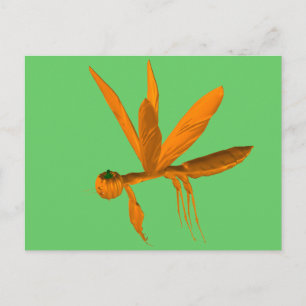 Halloween Praying Mantis Postcard