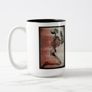 Halloween Praying Skeleton Mug