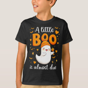 Halloween Pregnancy Announcement A Little Boo Is A T-Shirt