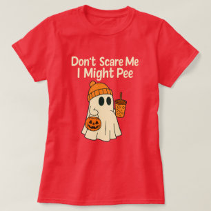 Halloween Pregnancy Announcement Don't Scare Me T-Shirt