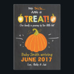 Halloween  pregnancy announcement Trick or Treat<br><div class="desc">♥ An adorable way to announce your pregnancy!</div>