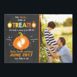 Halloween  pregnancy announcement Trick or Treat<br><div class="desc">♥ An adorable way to announce your pregnancy!</div>