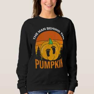 Halloween Pregnancy For Men Expecting Pumpkin Cos Sweatshirt