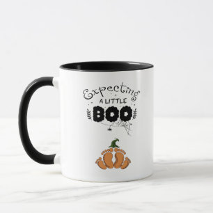 Halloween Pregnancy Mom To Be Expecting Little Boo Mug