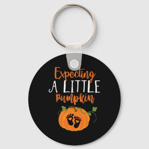 Halloween Pregnancy Mom To Be Expecting Little Pum Key Ring
