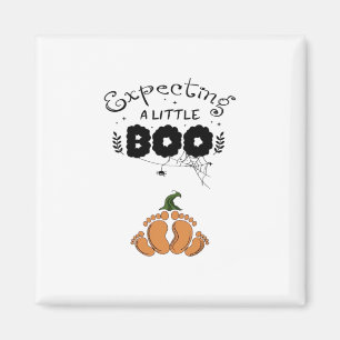 Halloween Pregnancy Mum To Be Expecting Little Boo Magnet
