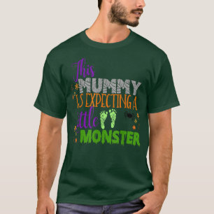 Halloween Pregnancy Mummy Due Monster Mum Baby Sho T-Shirt