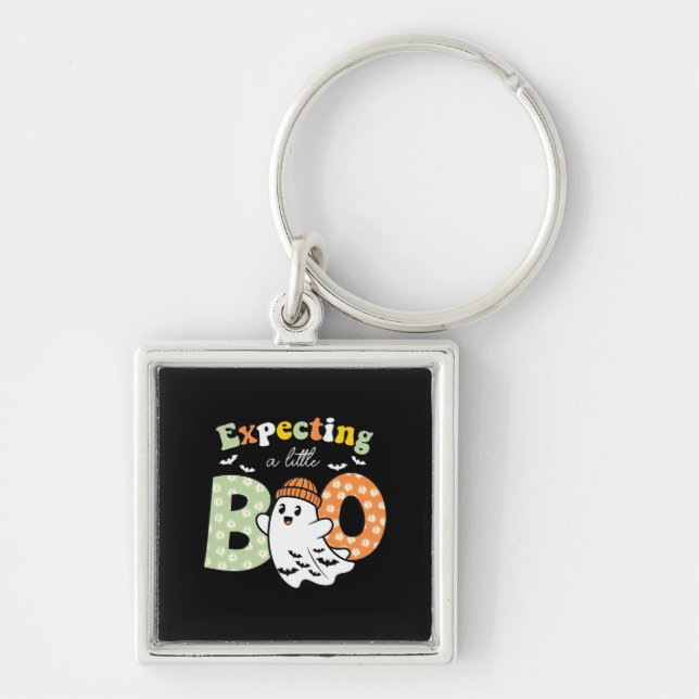 Halloween Pregnancy Pregnance Mum To Be Expecting  Key Ring (Front)