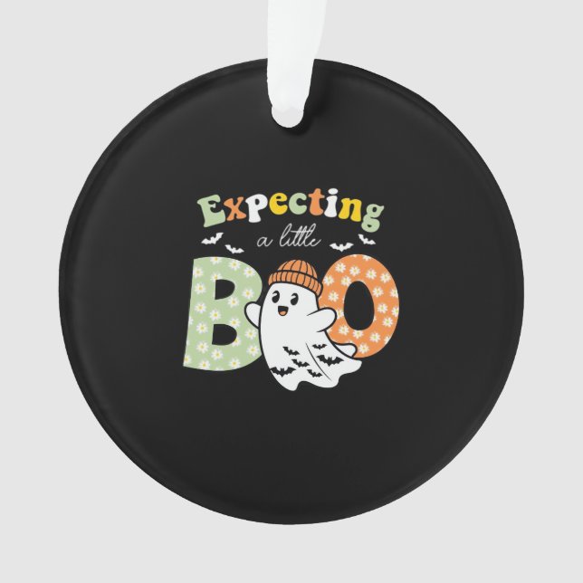 Halloween Pregnancy Pregnance Mum To Be Expecting  Ornament (Front)