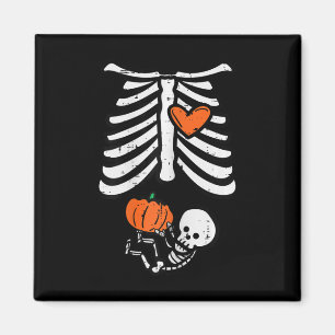 Halloween Pregnancy Skeleton Baby Halloween Costum Magnet