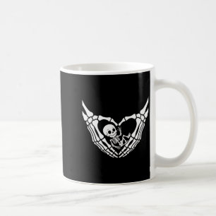 Halloween Pregnant Baby Skeleton Spooky Season New Coffee Mug