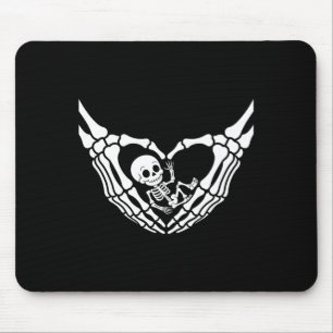 Halloween Pregnant Baby Skeleton Spooky Season New Mouse Mat
