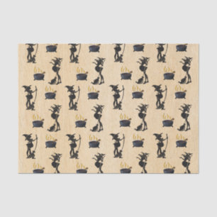 Halloween Pregnant Witch Baby is Brewing Shower Tissue Paper