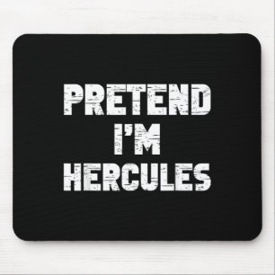 Halloween Pretend Hercules Costume Funny Lazy Kids Mouse Mat