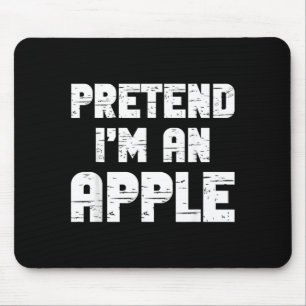 Halloween Pretend Im an Costume Funny Lazy Kids Mouse Mat