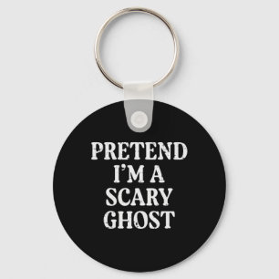 Halloween Pretend Im Scary Ghost Funny Costume Men Key Ring