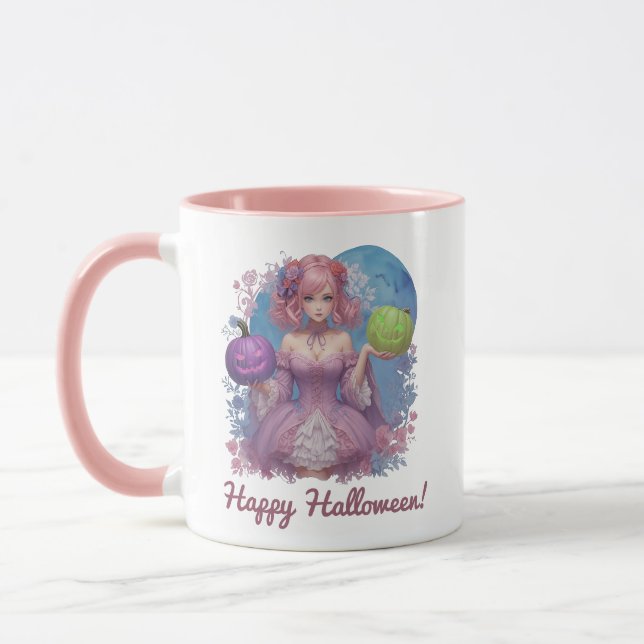 Halloween Princess in pastel tones Mug (Left)