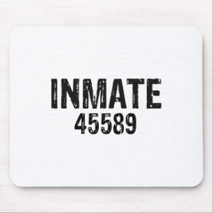 Halloween Prisoner Jail Inmate Costume Mouse Mat