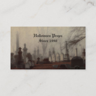 Halloween Props Business Card