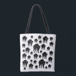 Halloween Prowling Black Cat Silhouette Drawing Tote Bag<br><div class="desc">Tote Bag all over print style over the shoulder style fashion statement accessory printed with a Halloween Prowling Black Cat Silhouette Drawing hand drawn graphic artwork drawing design illustration by TheFabricSeal print on demand shop at Zazzle.com #ZazzleMade ©️Original. https://www.zazzle.com/store/thefabricseal This Halloween classic looking vintage yet modern contemporary simple minimalist style...</div>