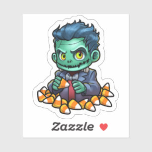 Halloween Psychofriends Cute Frankenstein Cartoon