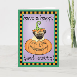 Halloween Pug Card