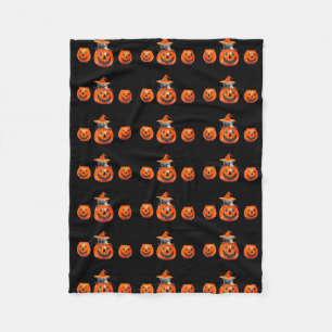 Halloween Pug Dog Fleece blanket