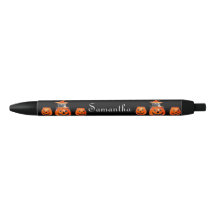 Halloween pug dog  personalised pen