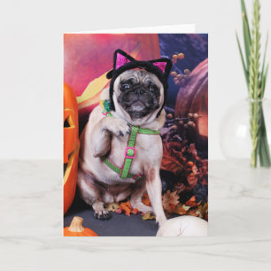 Halloween - Pug - Lily Lou Card