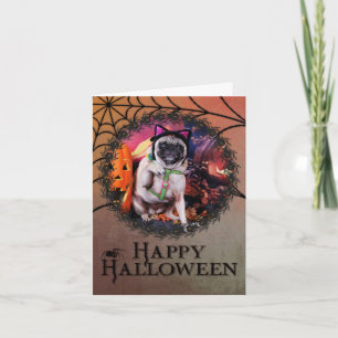 Halloween - Pug - Lily Lou Card