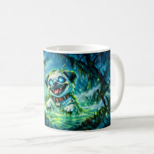Halloween Pug Swamp Spirit Creature Coffee Mug